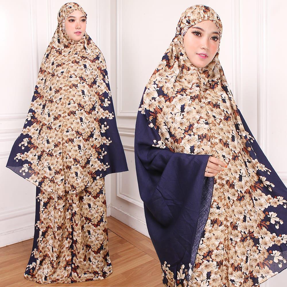 NOVALSTORE -Mukena Bali dewasa mukena katun rayon untuk dewasa + tas bunga dian banyak variasi warna