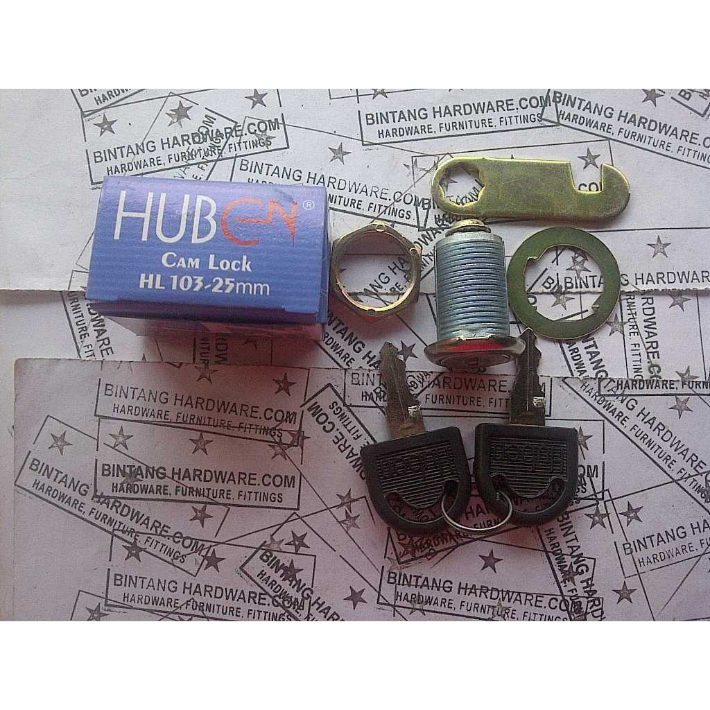 Kunci Camlock HL-103 kunci Laci Lemari Loker Diameter 19mm