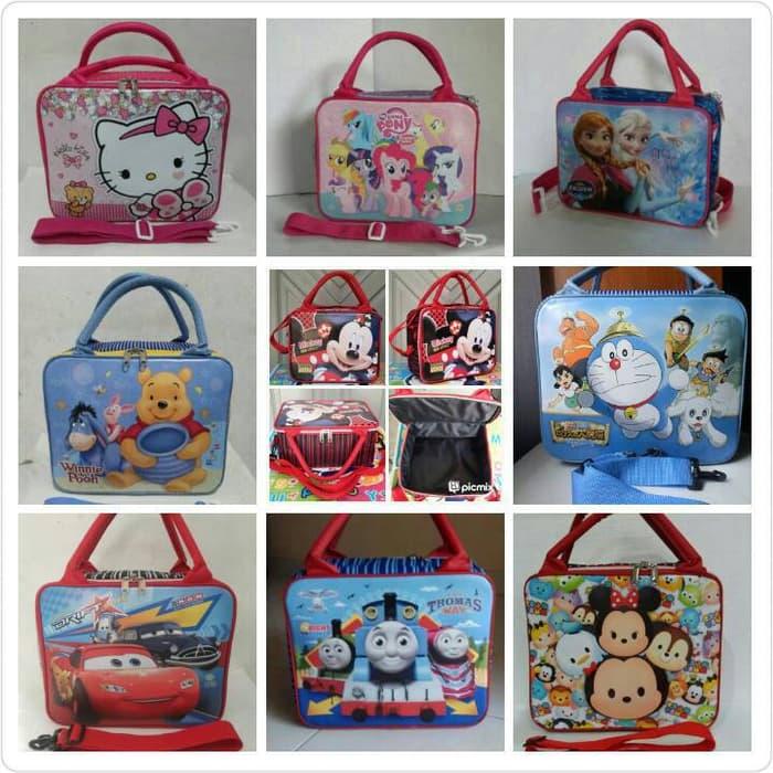 Promo!! Tas Koper / Tas Renang / Travel Bag Anak Karakter Ukuran Sedang - ready stock