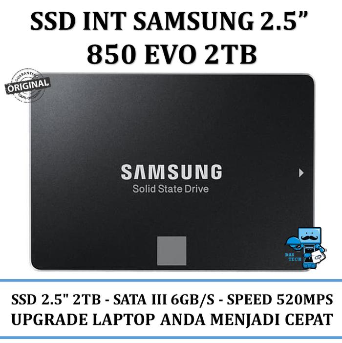 SSD Samsung 850 EVO 2 TB Internal SSD 2.5 Inch