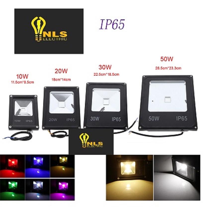 Lampu LED SOROT 50W Flood Light Lampu tembak RGB warna warni 50 watt