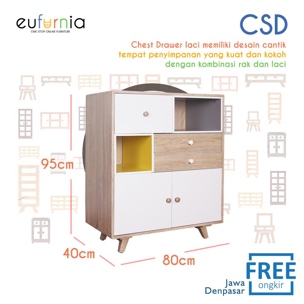 Eufurnia Olympic Curla Series Side Board - Laci Tempat Penyimpanan
