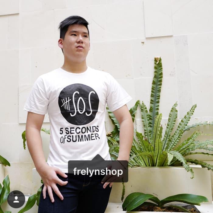 DISKON Supplier Kaos cowok / Baju Kaos Pria SOS W TERMURAH