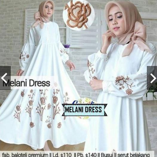 TotallyGreatShop Fashion Busana Kondangan Muslimah Muslim Wanita Bordir - Gamis Pesta Bordir Anggun trendy - Remaja Casual - Wisuda - Kantor Formal - Hijaber - Kebaya Modern Gaun Pesta Party Trendy Maxi Dress Terbaru kekinian ihmelani