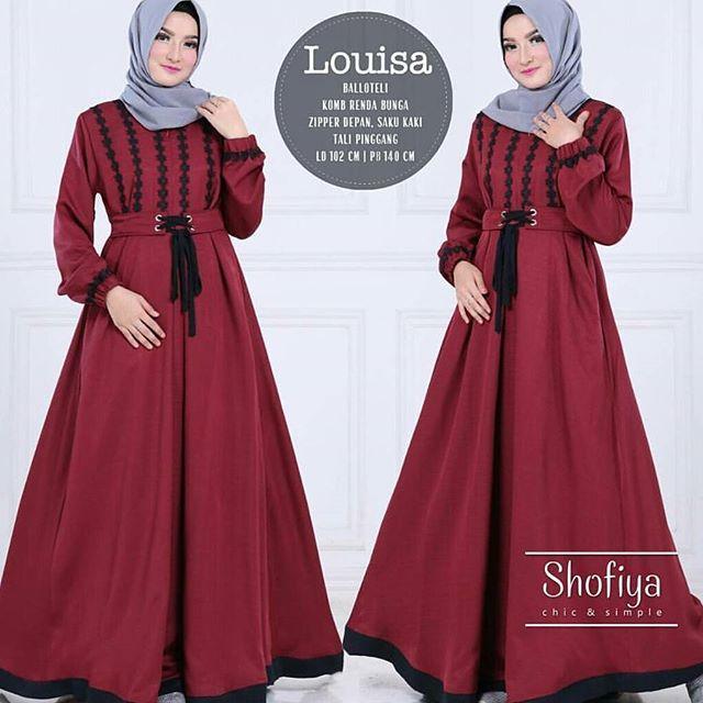 Louisa Maxi | HARGA KONVEKSI | Pakaian Online Termurah (Tosca)