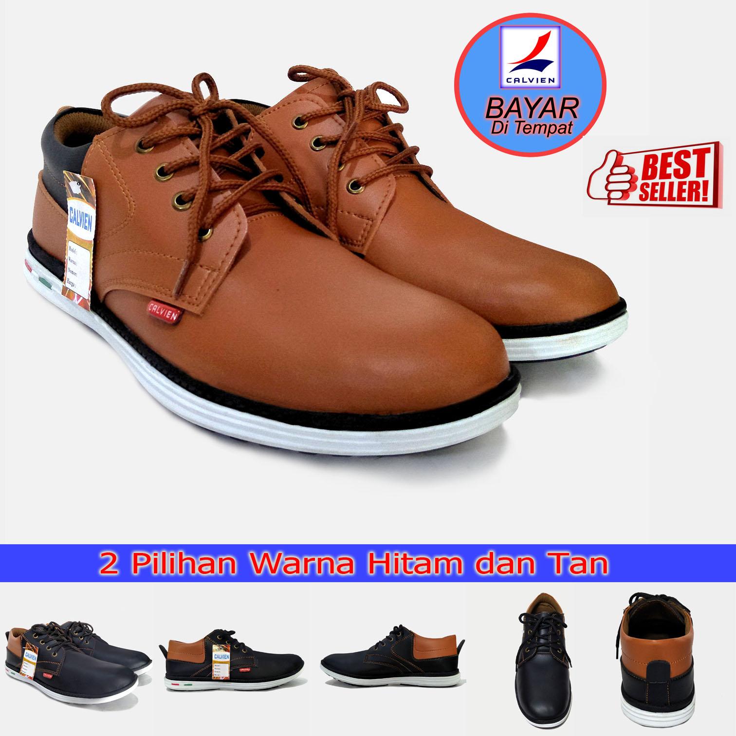 Sepatu Pantofel Termodis & Murah Calvien Sepatu Pria Sepatu Formal Sepatu Sneakers Sepatu Pria Kulit Sepatu Pria