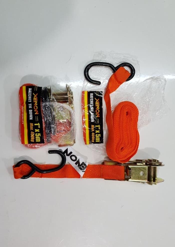 Tali pengikat barang di Motor Ratchet Tie Down Set 1 inch x 5 m nankai
