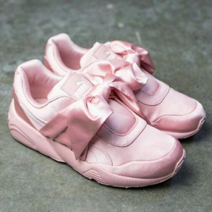 SEPATU KETS PUMA BOW PINK SEPATU KERJA SEPATU SEKOLAH