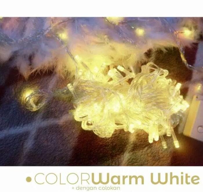Lampu Tumblr Light Murah 10 METER / Lampu Hias ELT N-1031 Shinu_Lucky Dekorasi Dan Hias Tumblr Natal Twinkle Light Warm White 10 Meter FULL + Ada Colokan Sambungan