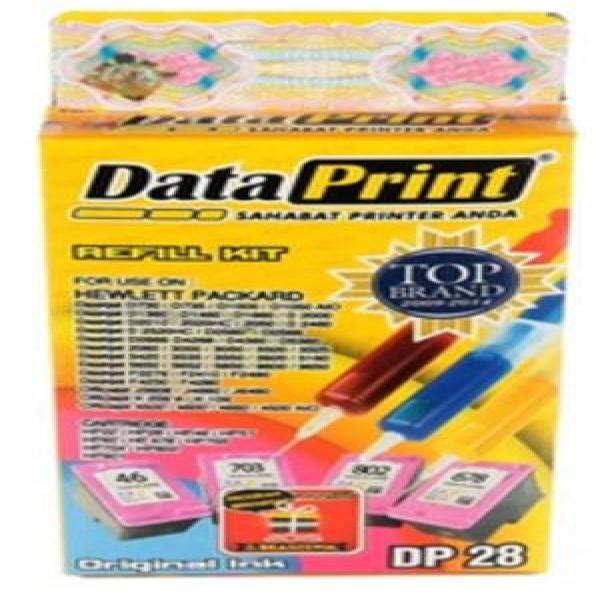 Isi Ulang Tinta WARNA merk Data Print untuk Printer HP
