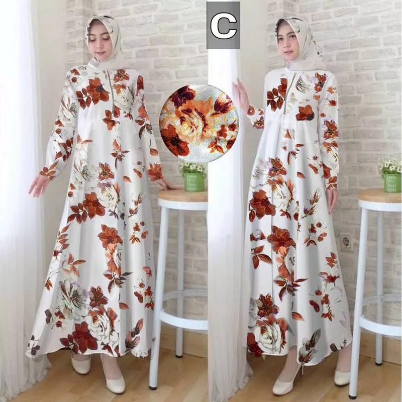 Jakarta Mall - Setelan Atas dan Bawahan Dress / Setelan Blouse / Long Dress Wanita / Gaun Panjang/Gaun Wanita / Tunik Wanita / Atasan Muslim / Gamis ; Murah; Motif dan Warna Real Photo #Ukuran M, L dan XL