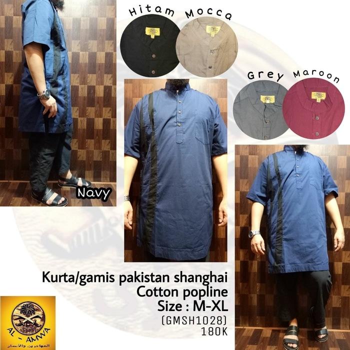 Kurta Katun Al Amwa Muslim Anak Setelan Gamis Koko Tunik Jilbab Khimar