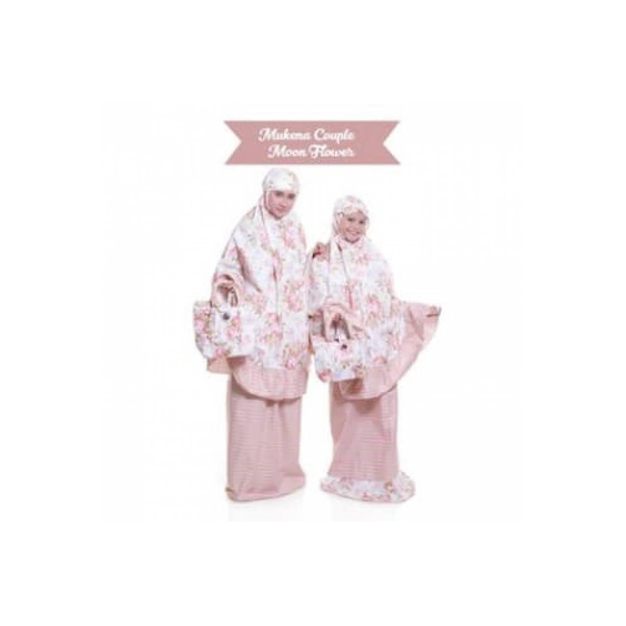 Ria Collection New Mukena Couple Katun Moonflower