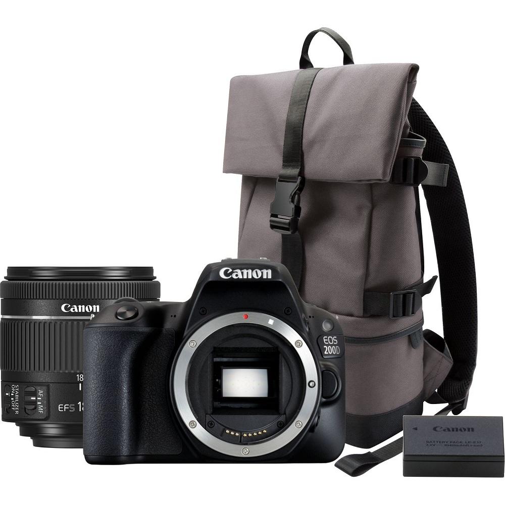 Canon EOS 200D Kit EF-S 18-55mm IS STM Kamera DSLR ( Free Lenspen Pembersih Lensa + Screenguard Terpasang ) / Garansi Resmi 1 Tahun