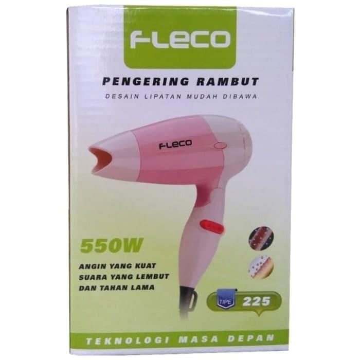 Mini Travel Hair Dryer FLECO 225/ Hairdryer/ Pengering Rambut Lipat