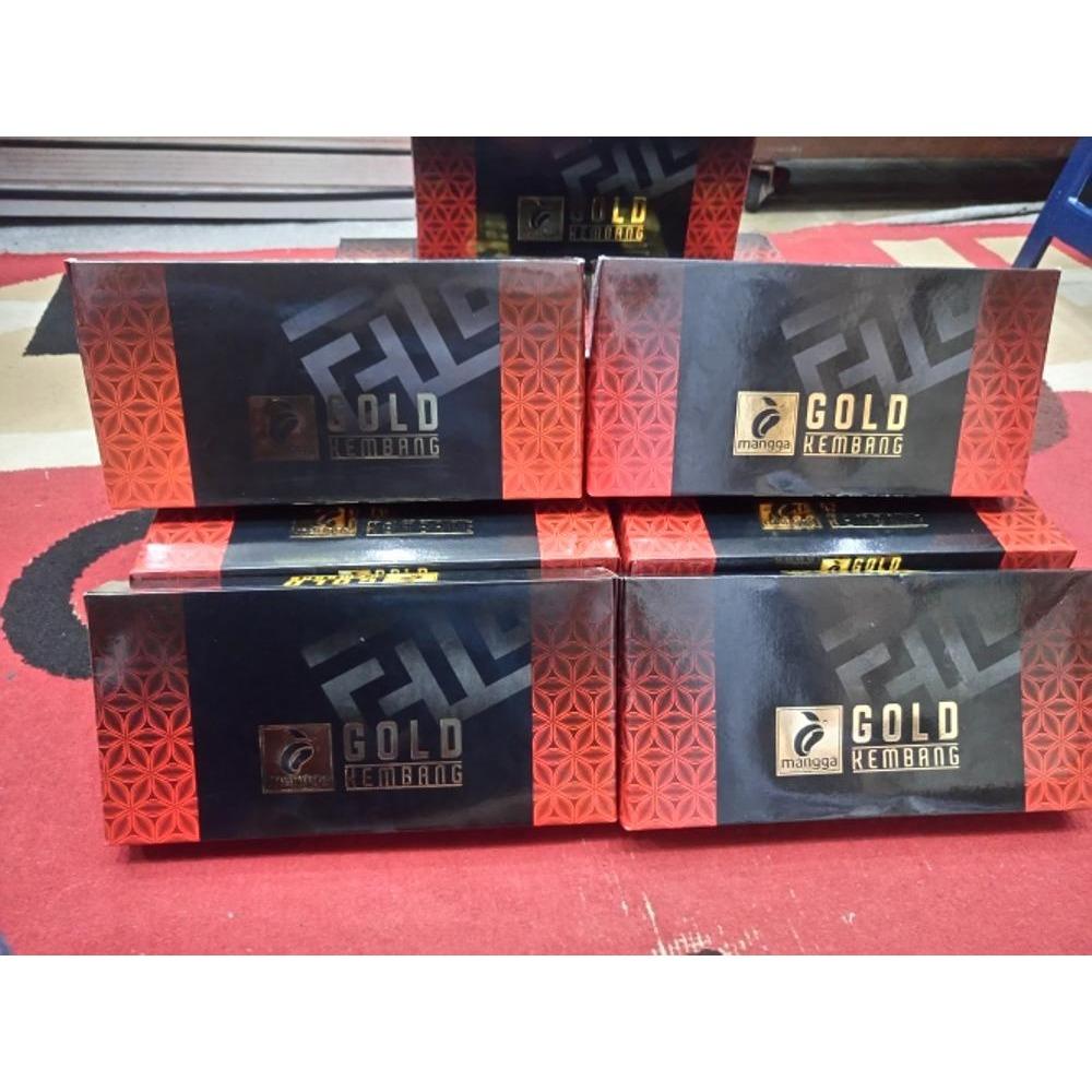 Sarung Tenun Cap Mangga Gold Motif Kembang (Random Warna 2 Pcs)