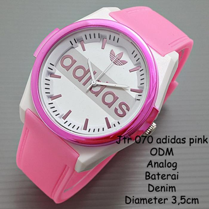 jam tangan wanita / cewek / Adidas jtr 070 pink