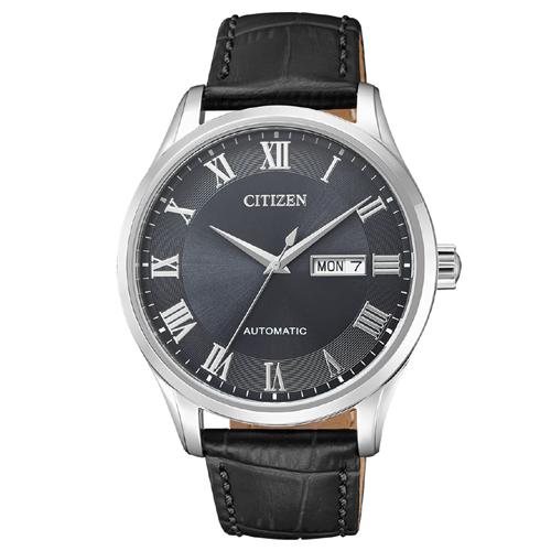 Citizen NH8360-12H Tali Kulit Mineral Laki-laki Jam Tangan