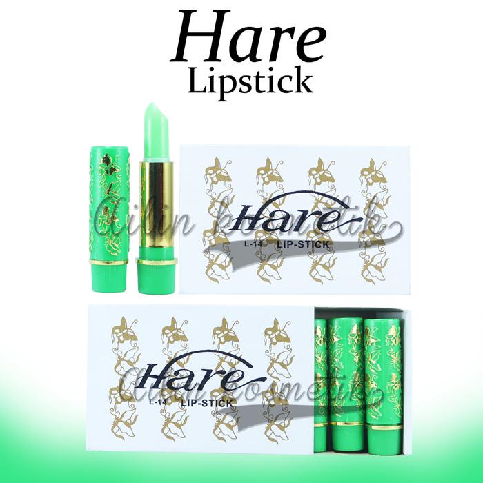 Lipstick Lipgloss Hare Hijau / Lipstik Arab