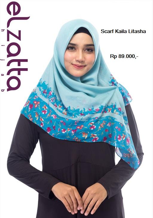 Kerudung Kaila Litasha Elzatta jilbab segi empat
