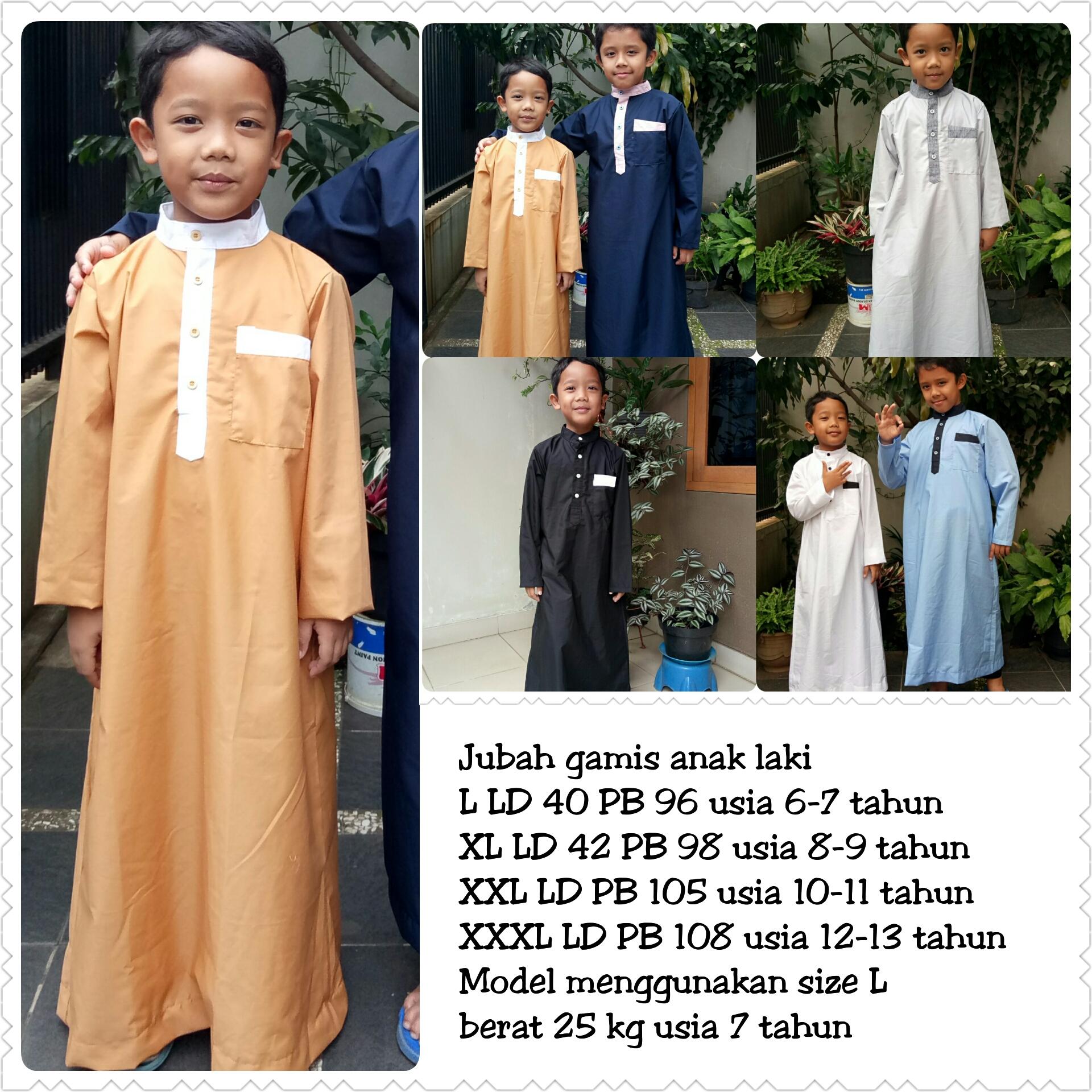 Kya Toys Jubah Gamis Anak Laki Coklat