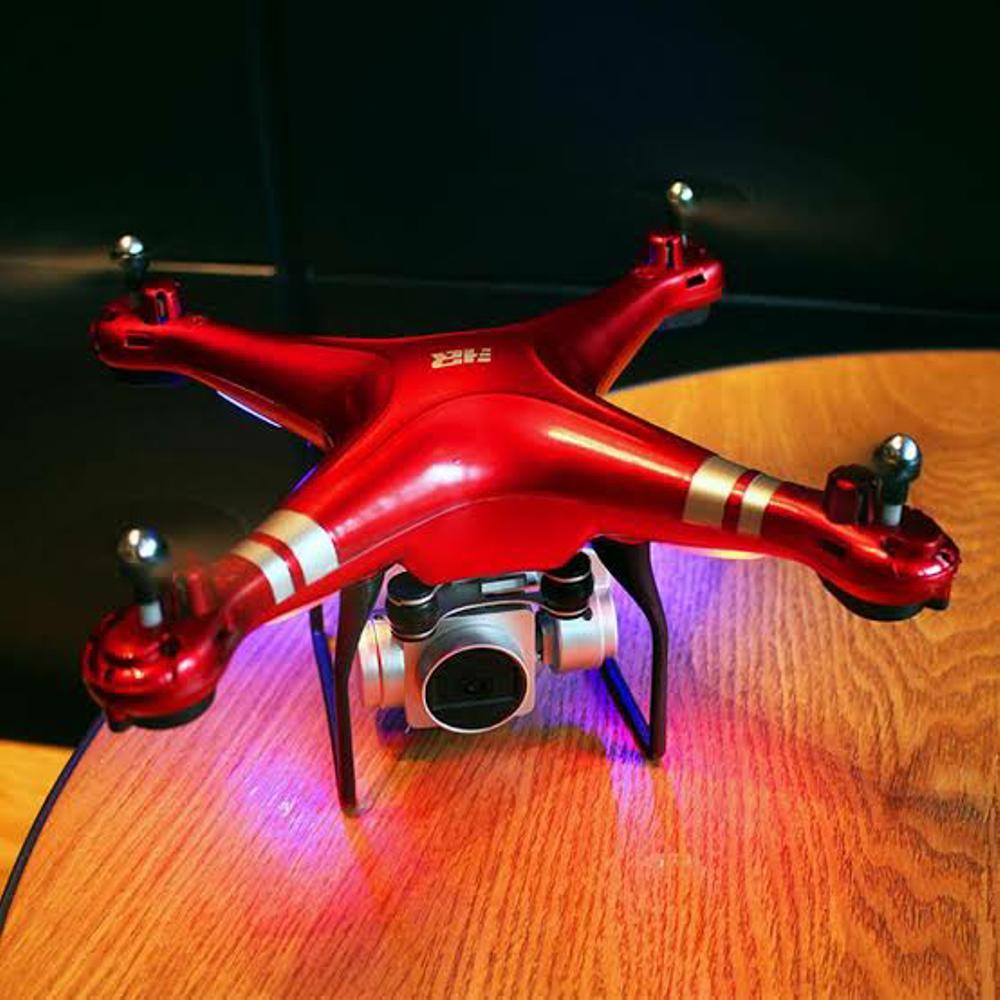Drone Mini Phantom 3 SH5HD dengan Kamera WIFI FPV 2MP Altitude Hold - Merah