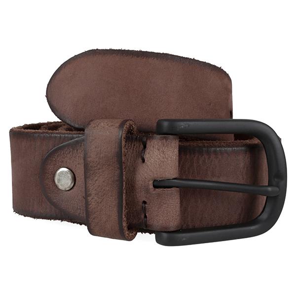 Elfs Shop - Ikat Pinggang Gesper Pria 100% Kulit Asli Kepala Stainless Steel Genuine Leather