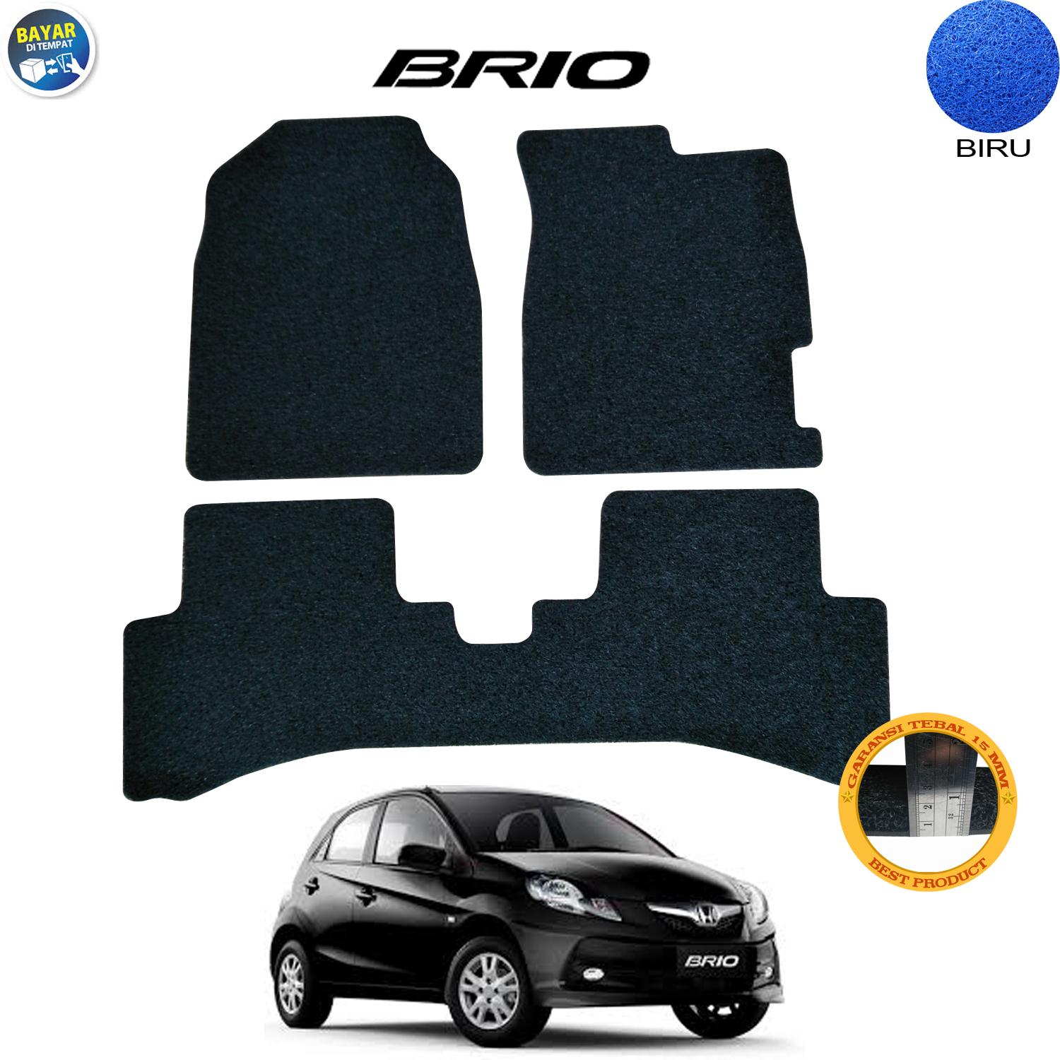 Karmob / Karpet Mobil Honda Brio / Karpet Mobil Bihun Honda Brio / Karpet Dasar Honda Brio / Karpet Karet Honda Brio / Aksesoris Mobil Honda Brio / Comfort Honda Brio / Coil Mat Honda Brio / DSM - 2 BARIS