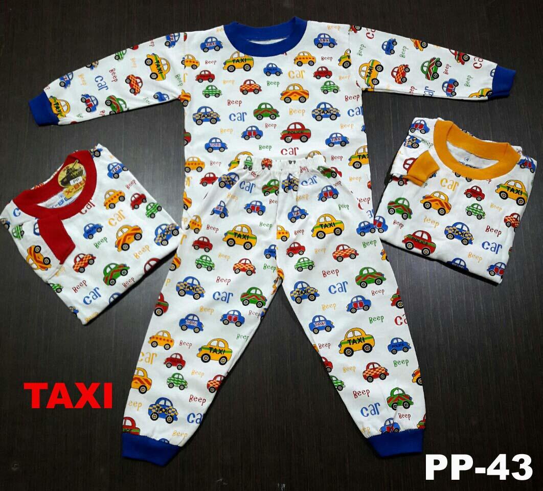 Baju Tidur Anak gambar TAXI ( PP- 43 )