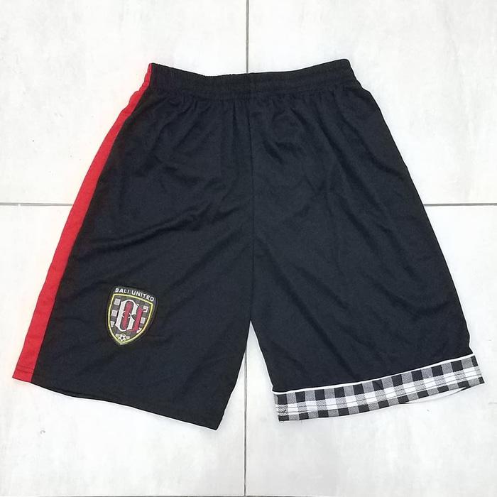 jersey celana bola tim bali united away hitam 2018