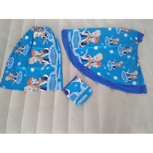 Mukena Frozen anak karakter size L