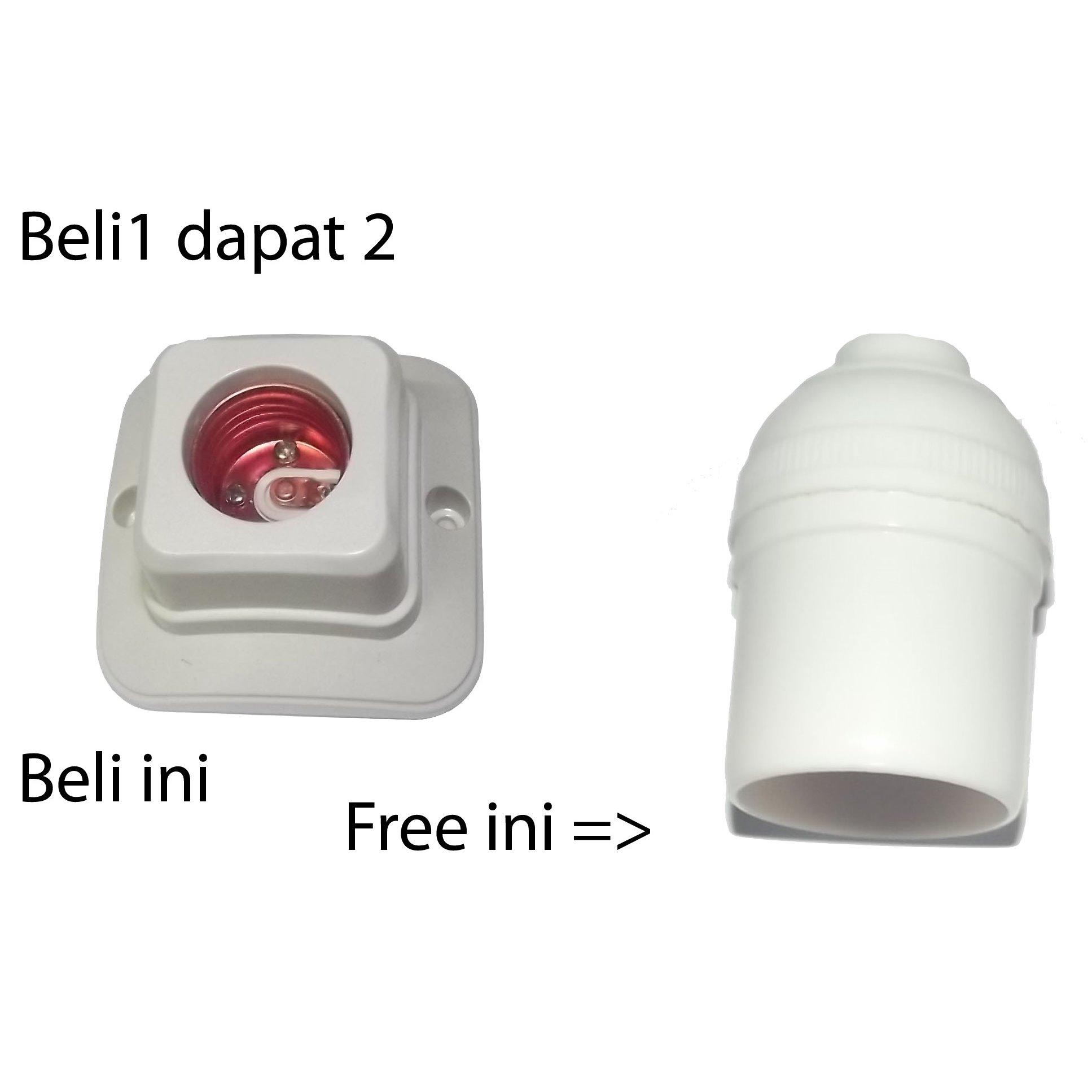 HSC Rumah lampu, Beli 1 dapat 2 , Fitting bohlam Flavon free fitting bohlam gantung