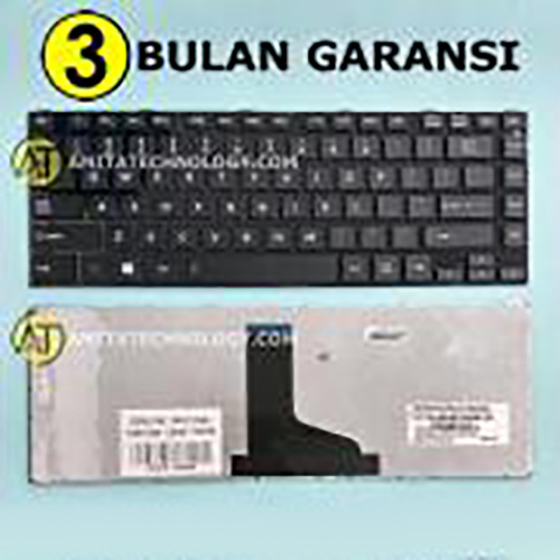 Keyboard Laptop ORIGINAL Toshiba C800 C800D C840 L835 L845 M805 Frame