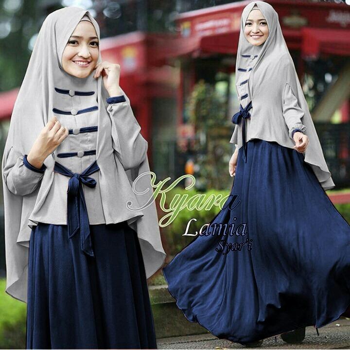 Fashion Story - Baju Muslim Syari Sania/Maxi Muslim/ Atasan Muslim Wanita /Pakaian Muslim / Atasan Muslim / Syari Muslim /Syari Mutiara