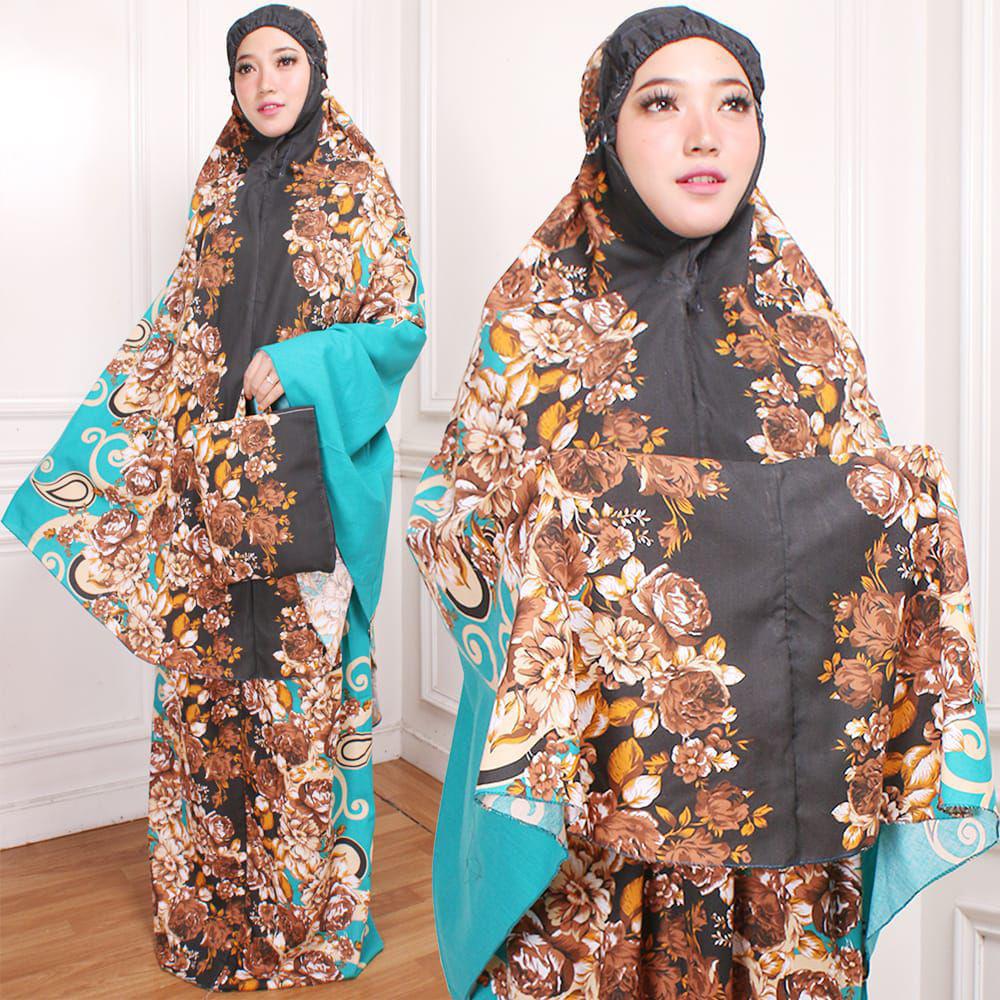 mukenah dewasa rayon bali adem peralatan sholat set baju atasan mukena hijab jilbab dewasa keong