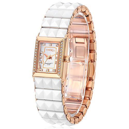 Seiko Time100 Dibuat Di Jepang 50 M Arloji Wanita Tahan Air W50055 (Putih)