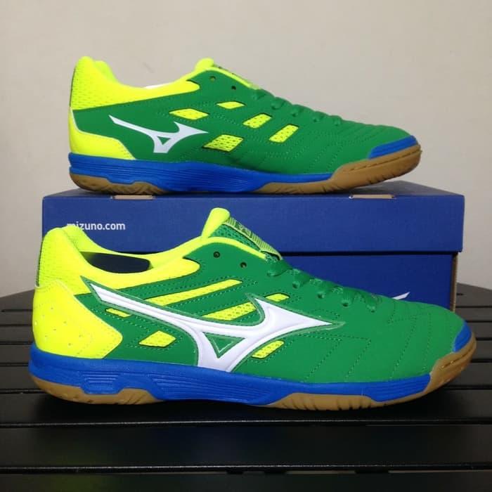 Best Seller Sepatu Futsal Mizuno Sala Classic 2 IN Bright Green / Sepatu Futsal / Sepatu Bola/ Sepatu Olahraga/ sepatu Futsal Original / Sepatu Bola Original / sepatu Running / Sepatu Pria