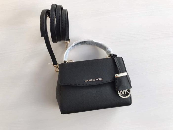 TERBARU DISKON 50% Michael Kors Ava Black GHW Tas MK Original PROMO