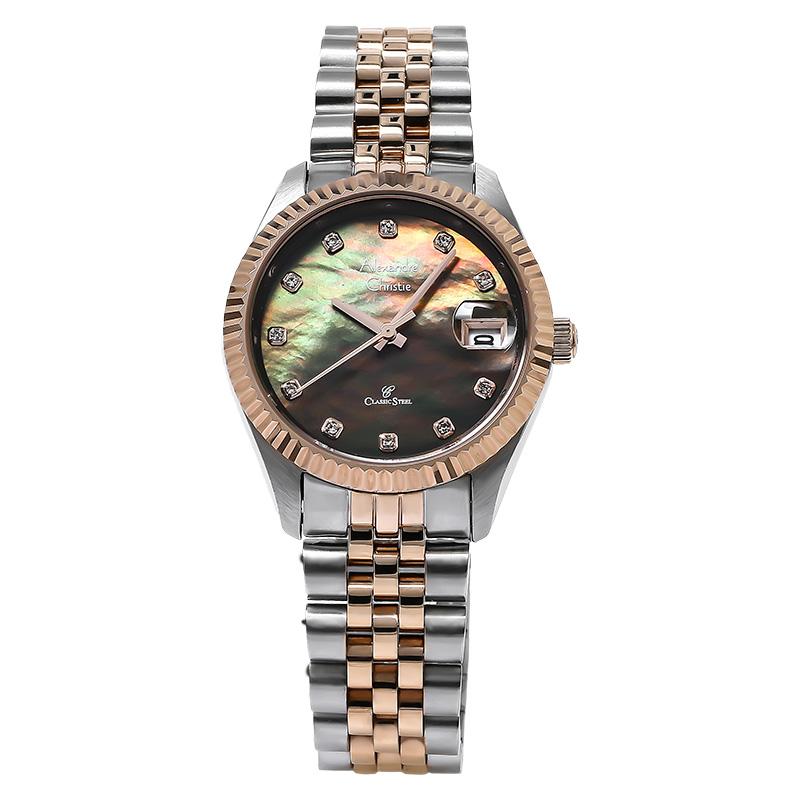 Alexandre Christie AC 5006 LDBTRMO Jam Tangan Wanita Stainless Steel Bracelet
