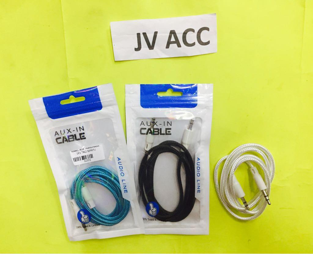 KABEL AUX KABEL SPEAKER AKTIF 1X1 TRANSPARAN KABEL AUDIO