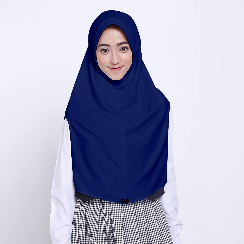 Kerudung Anak / Kerudung Sekolah ZOYA / Bergo / Hijab Instan Medium - CEMERLANGMIDI