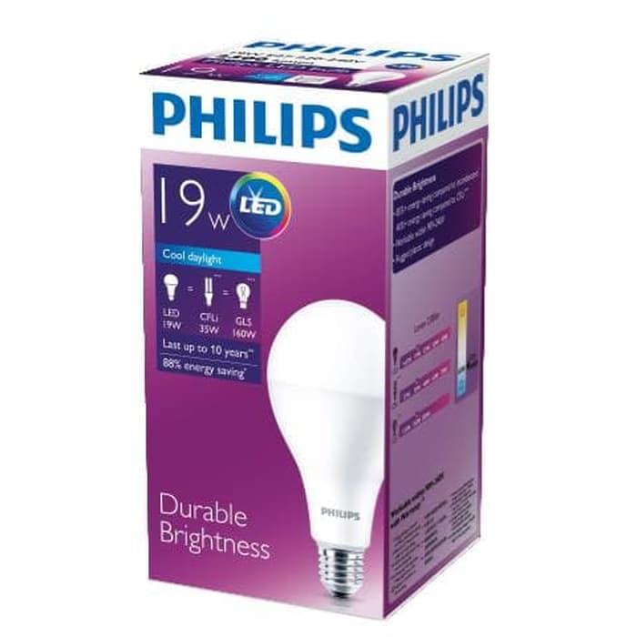 Philips LEDBulb 19-160W E27 6500K 230V Putih