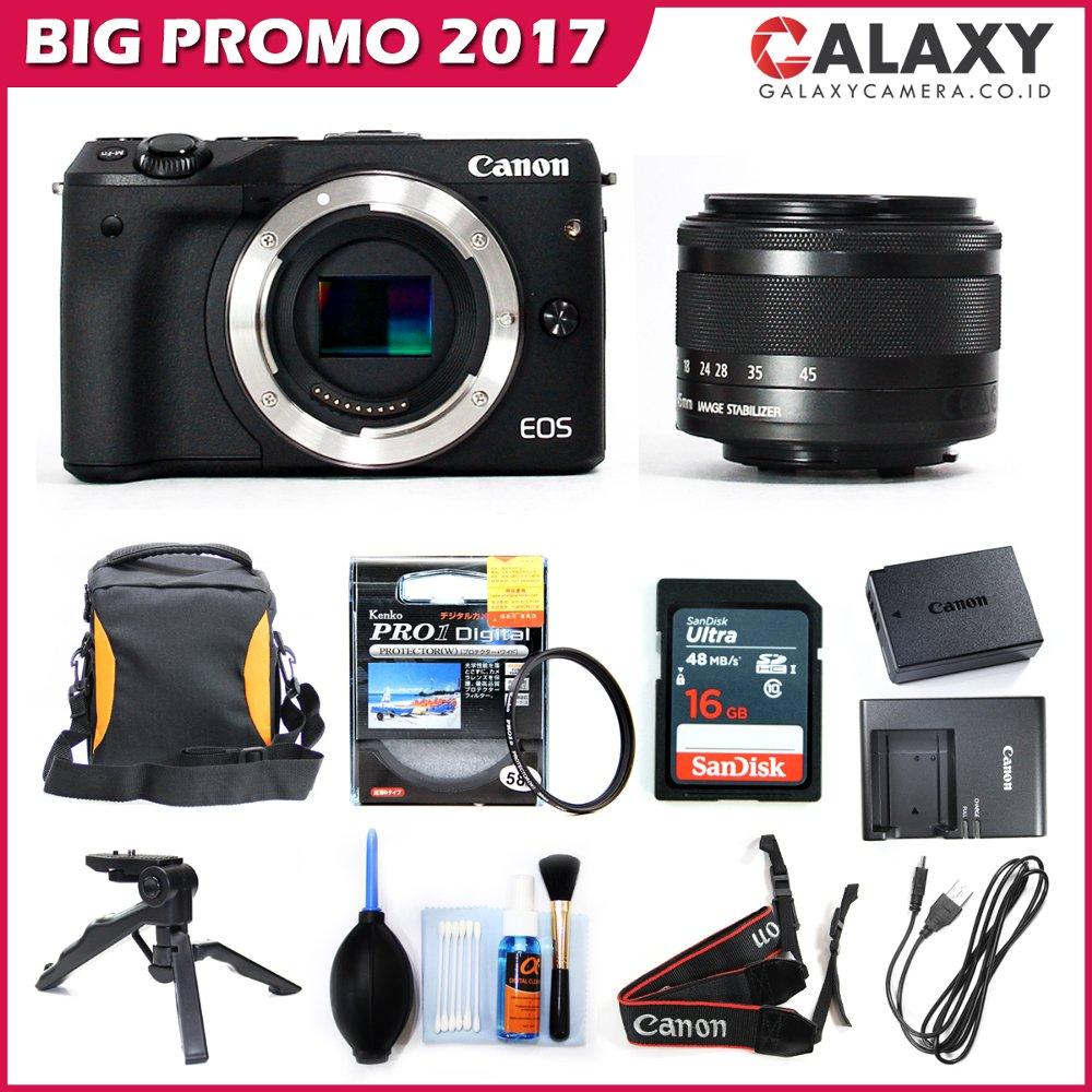 Canon Eos M3 Promo Paket Lengkap