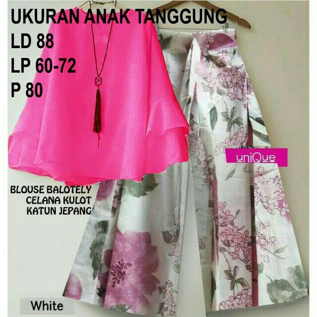 SETELAN KULOT ANAK (10 - 12TAHUN)