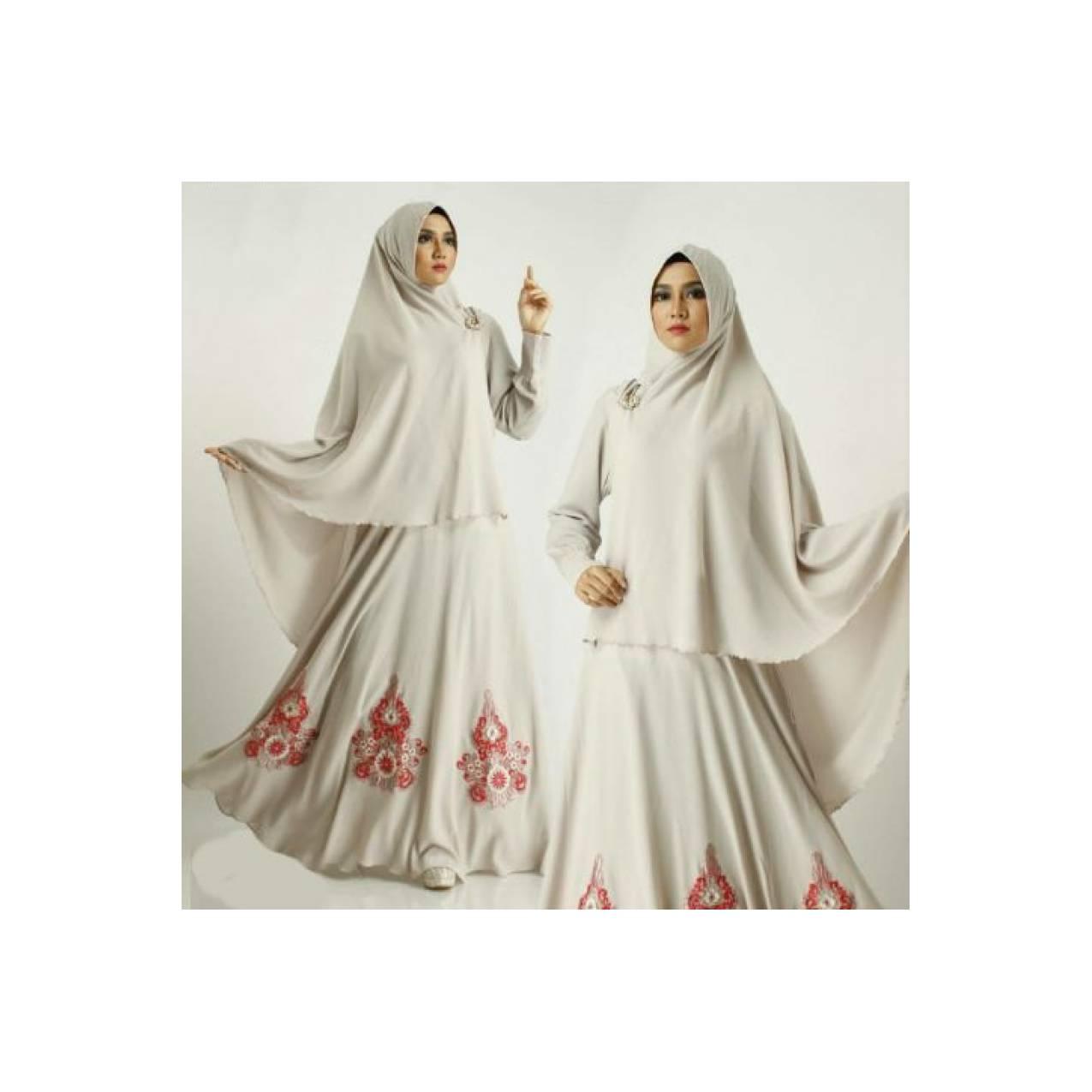 Gamis Zahara Wolly Crepe Putih