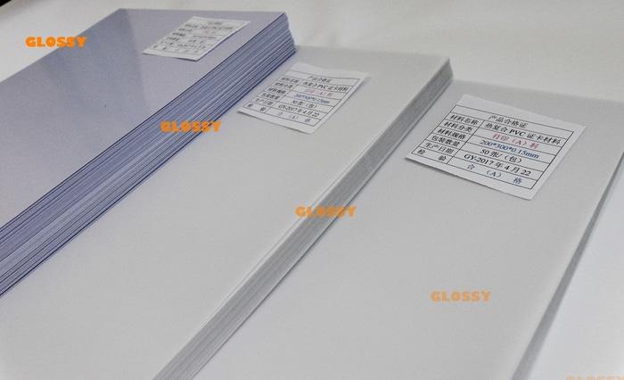 Promo PVC BAHAN ID CARD PUTIH 50 SET (UNTUK LASER PRINTER) Original