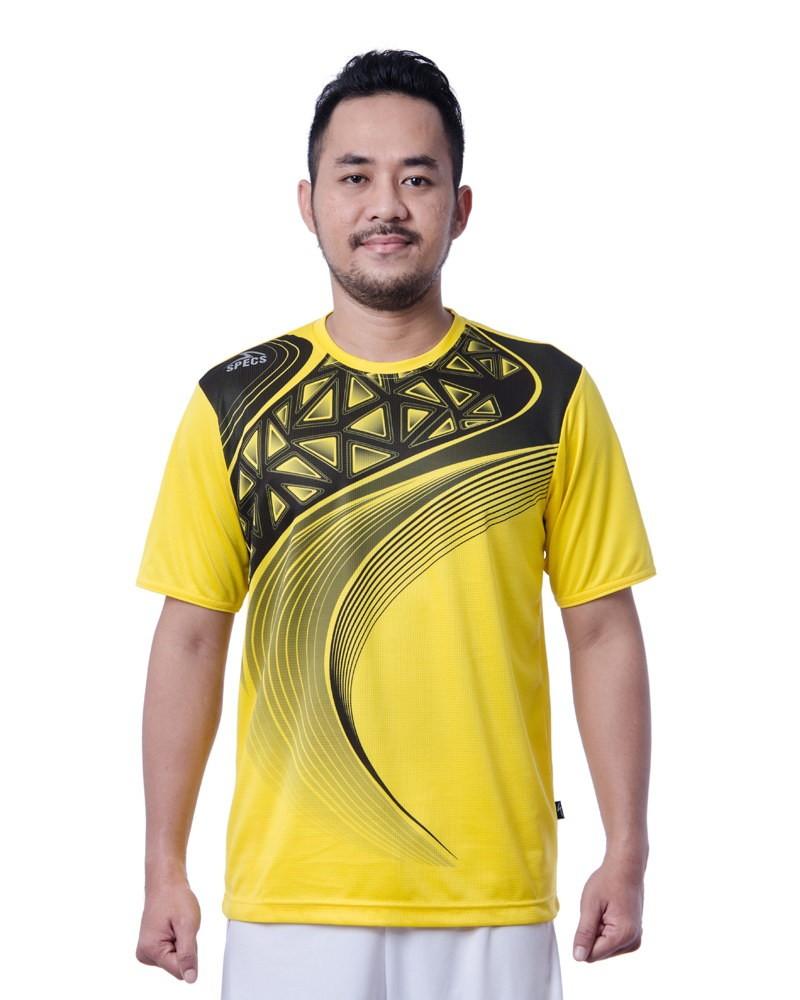 Specs Apparel Jersey Badminton Thor Bd Jersey - Black Vibrant Yellow