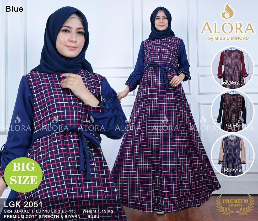 RATU SHOPPING Gamis lgk2051 KATUN XL XXL balotelly gamis motif batik gamis motif bunga/ gamis busui / gamis bumil / gamis jumbo / gamis big size / gamis plush size / gamis pesta / gamis harian / gamis fashion / gamis trendy