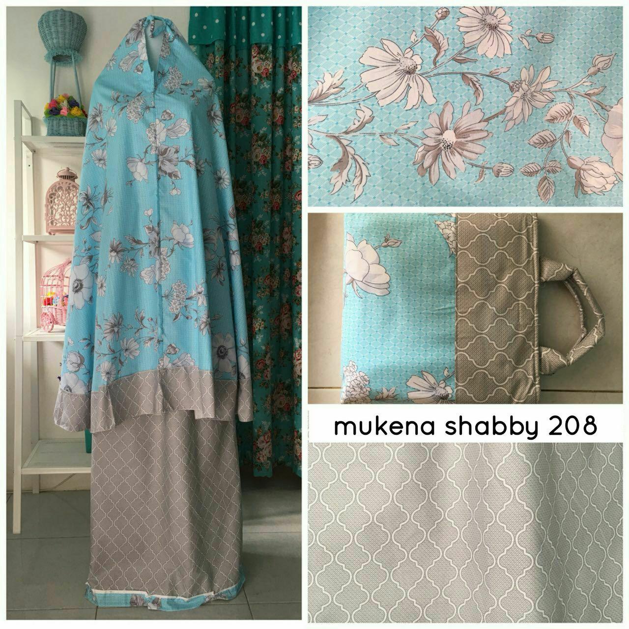 IZZAT Mukenah Shabby Chic katun jepang asli trend 2018 - Adem dan tidak menerawang