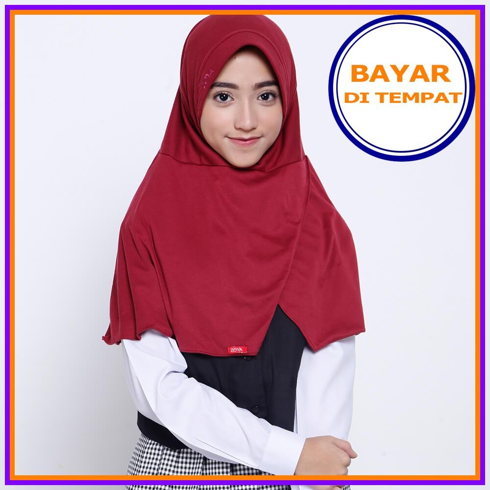 kerudung anak sekolah jilbab sekolah hijab instan trendy jilbab syari hijab SD SMp SMA hijab seragam sekolah Multi Warna